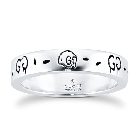 gucci ghost ring 4mm|gucci ghost ring men's.